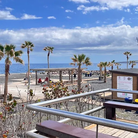 Refugio Playero En Con Piscina شقة