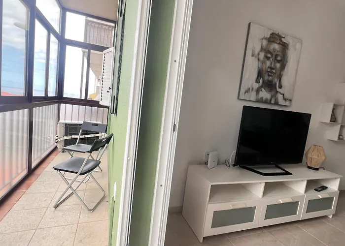 Refugio Playero En Con Piscina Appartamento Candelaria